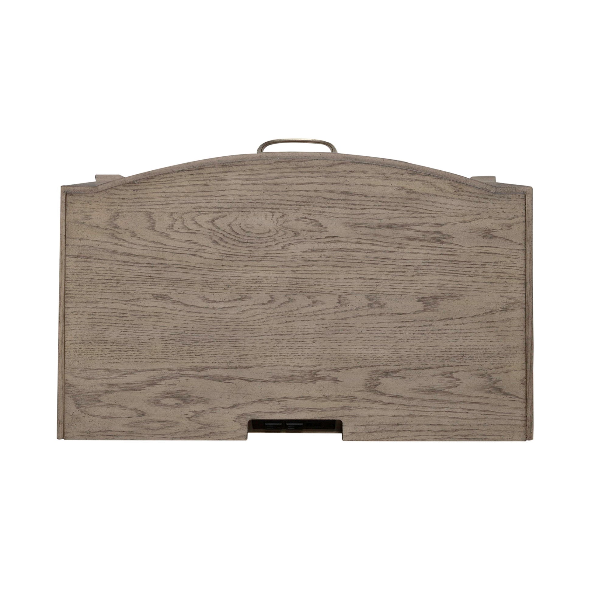 Avalon - Nightstand With Charging Station - Burnished Beige - Hornell Furniture Outlet