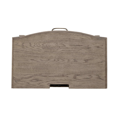 Avalon - Nightstand With Charging Station - Burnished Beige - Hornell Furniture Outlet
