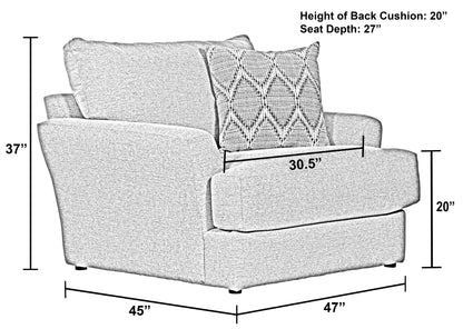 Howell - Chair 1/2 - Hornell Furniture Outlet