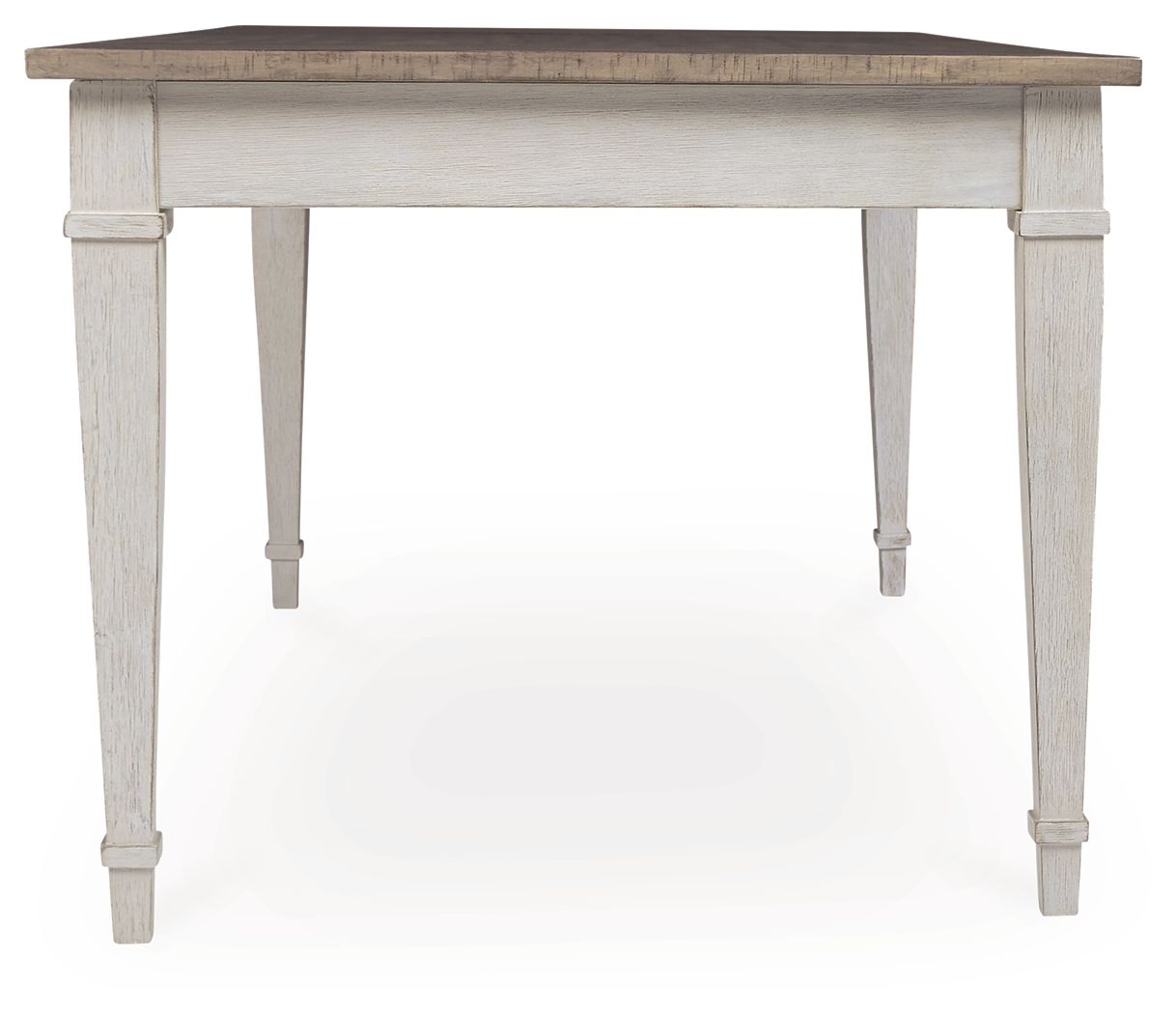 Skempton - RECT DRM Table w/Storage - White - Hornell Furniture Outlet
