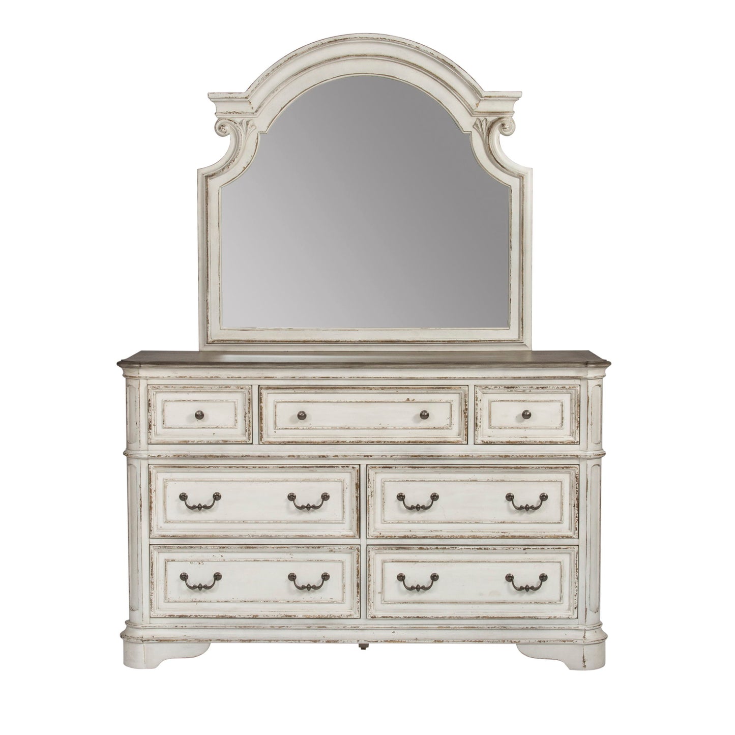 Magnolia Manor - 7 Drawer Dresser - Hornell Furniture Outlet