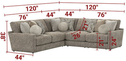 Turner - Sectional - Hornell Furniture Outlet