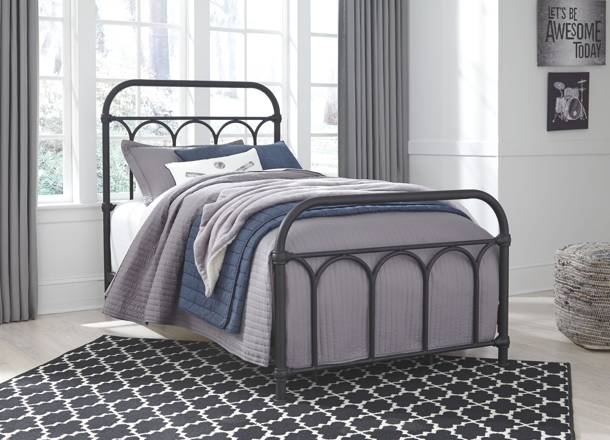 Nashburg - Arch Bed - Hornell Furniture Outlet