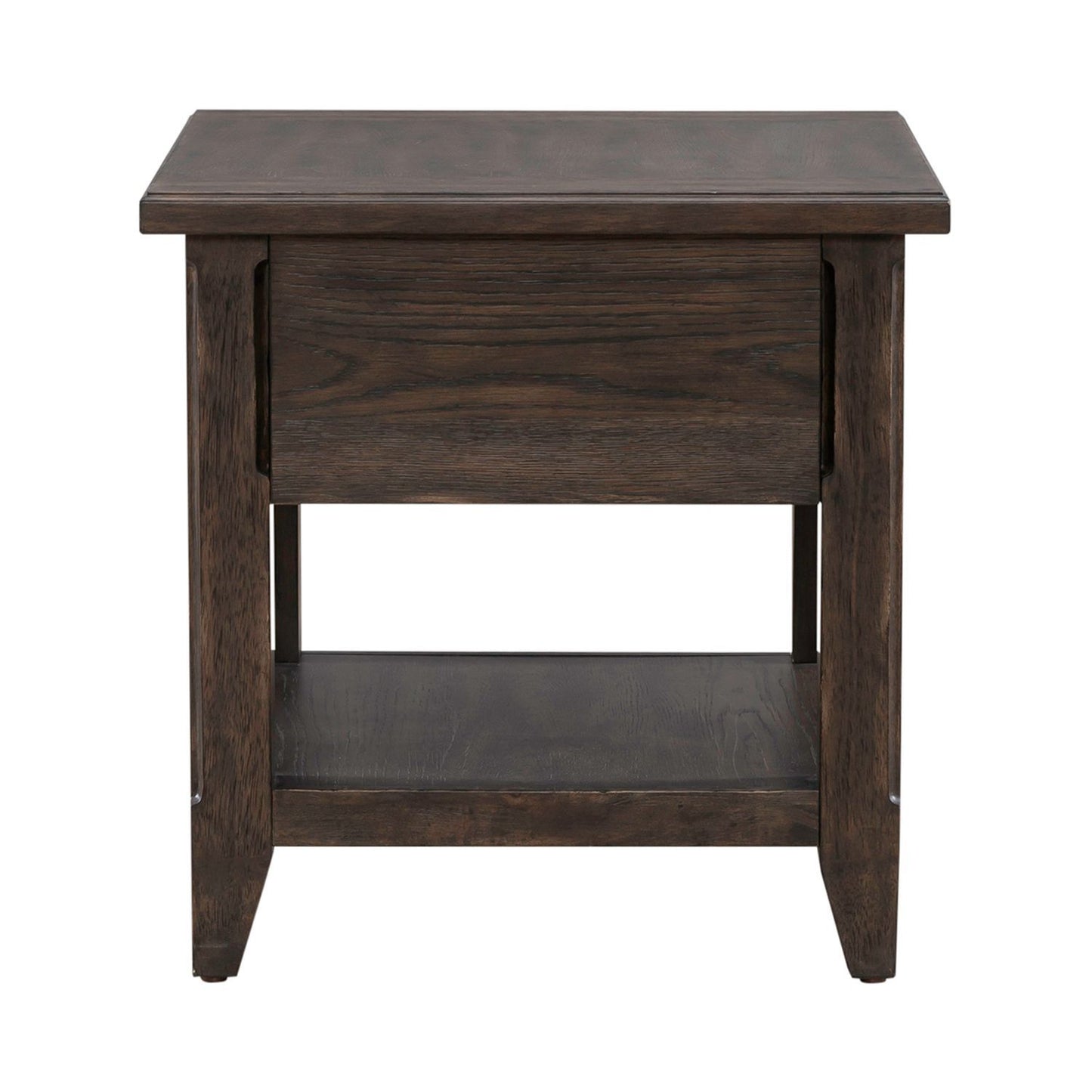 Paradise Valley - Rectangular End Table - Dark Brown - Hornell Furniture Outlet