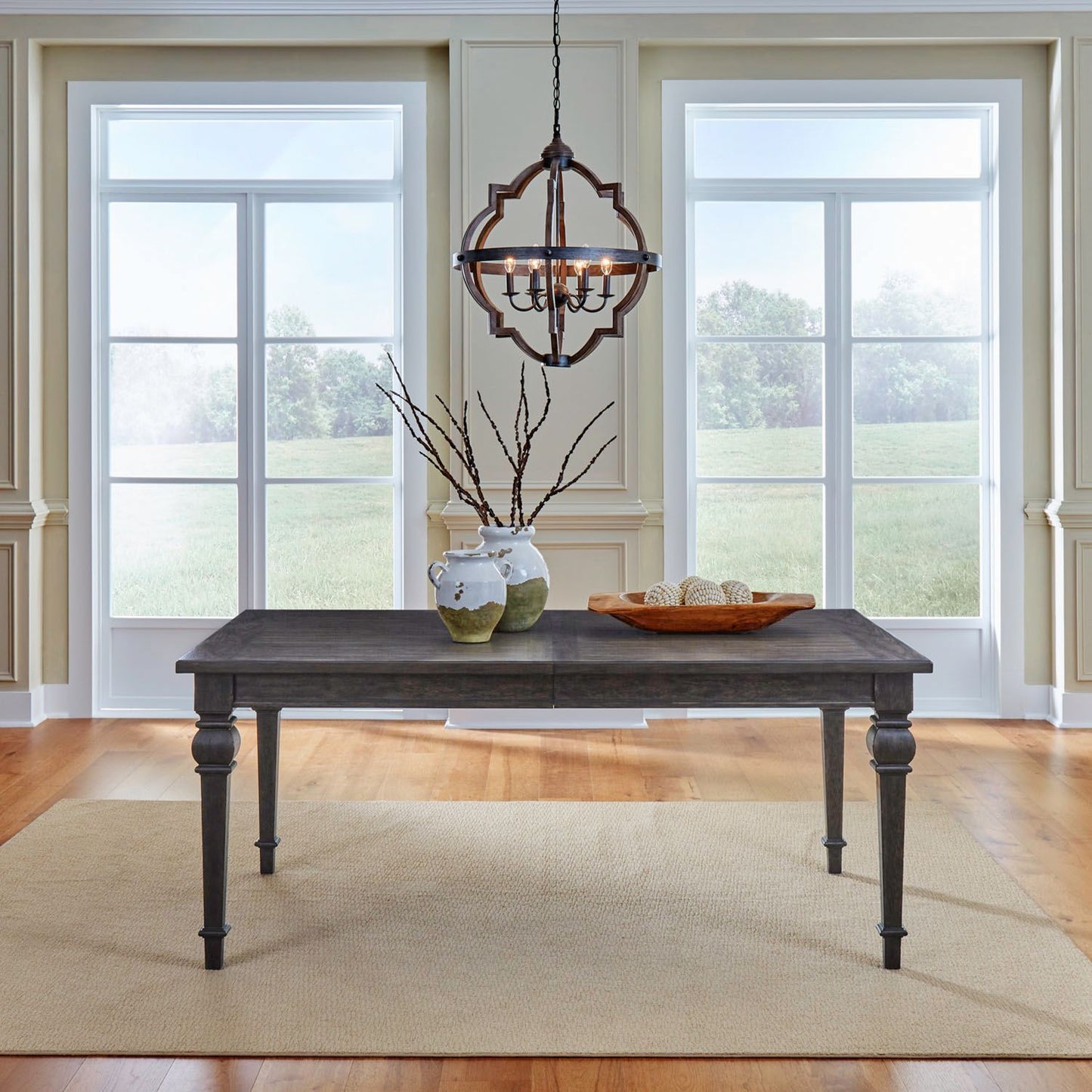 Paradise Valley - Rectangular Leg Table - Dark Brown - Hornell Furniture Outlet