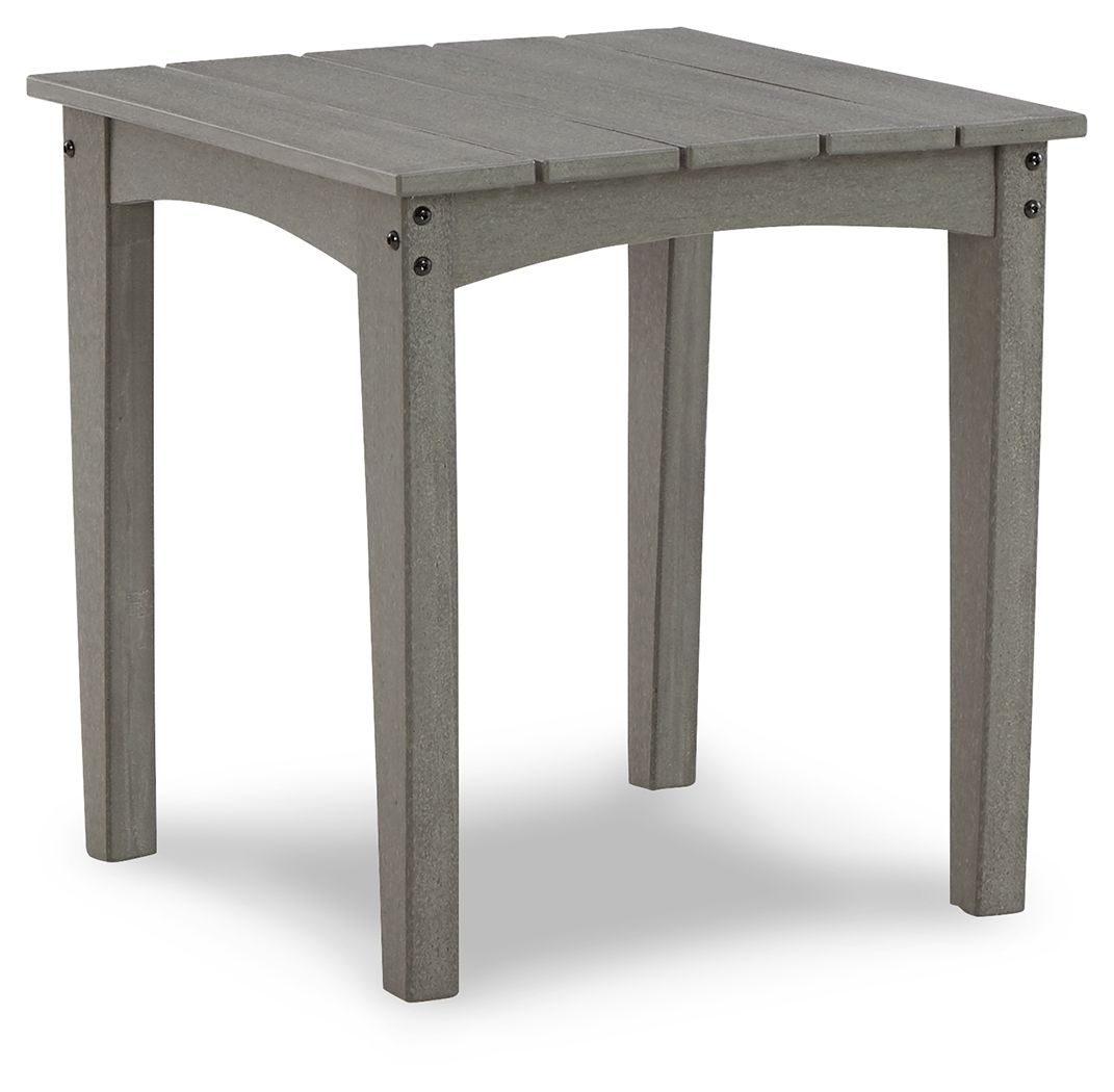 Visola - Square End Table - Gray - Hornell Furniture Outlet