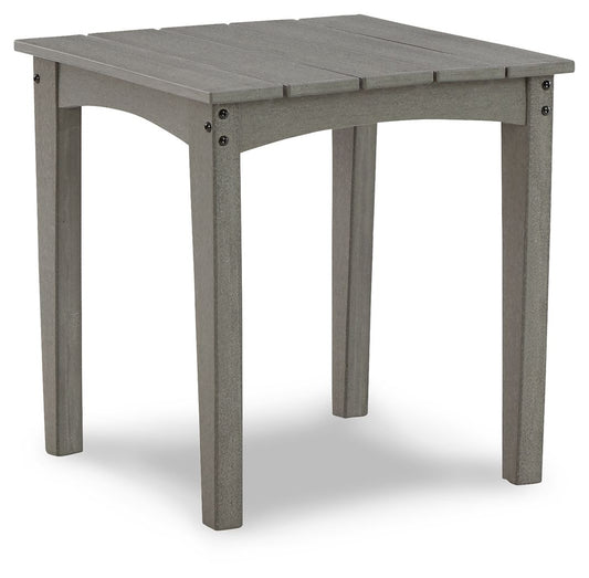 Visola - Square End Table - Gray - Hornell Furniture Outlet