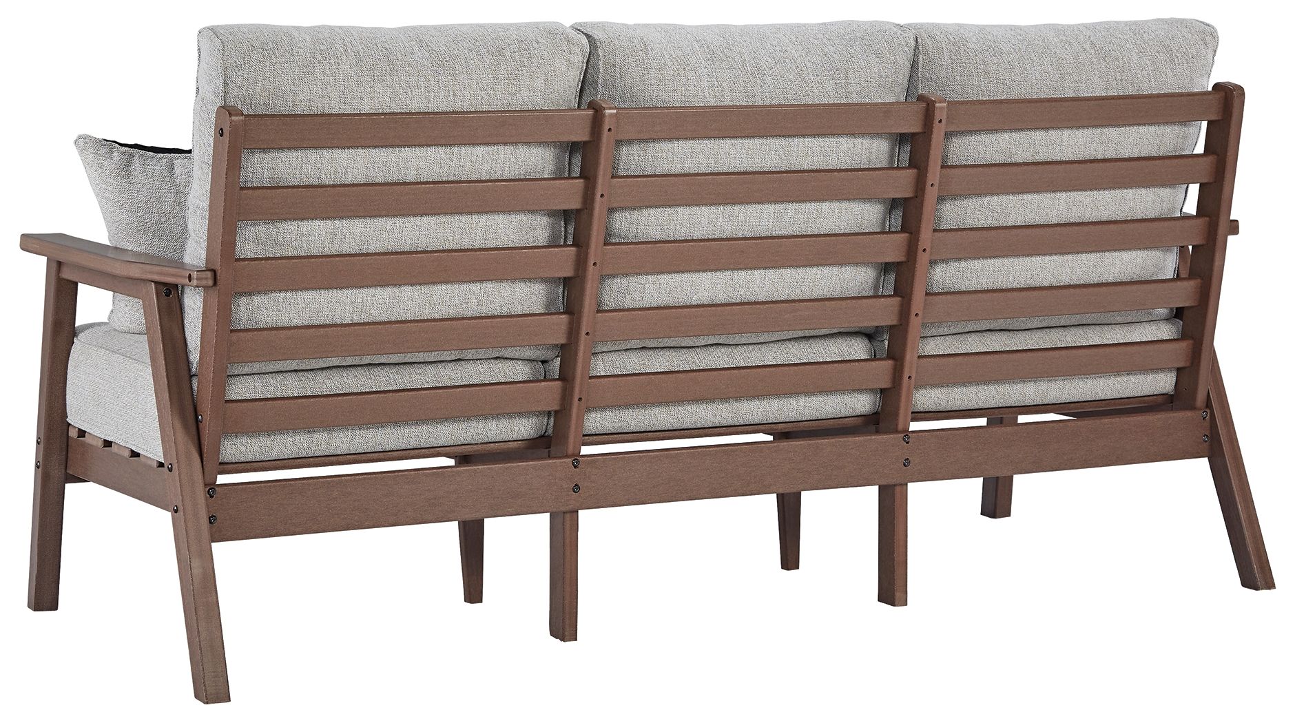 Emmeline - Brown / Beige - Sofa with Cushion - Hornell Furniture Outlet