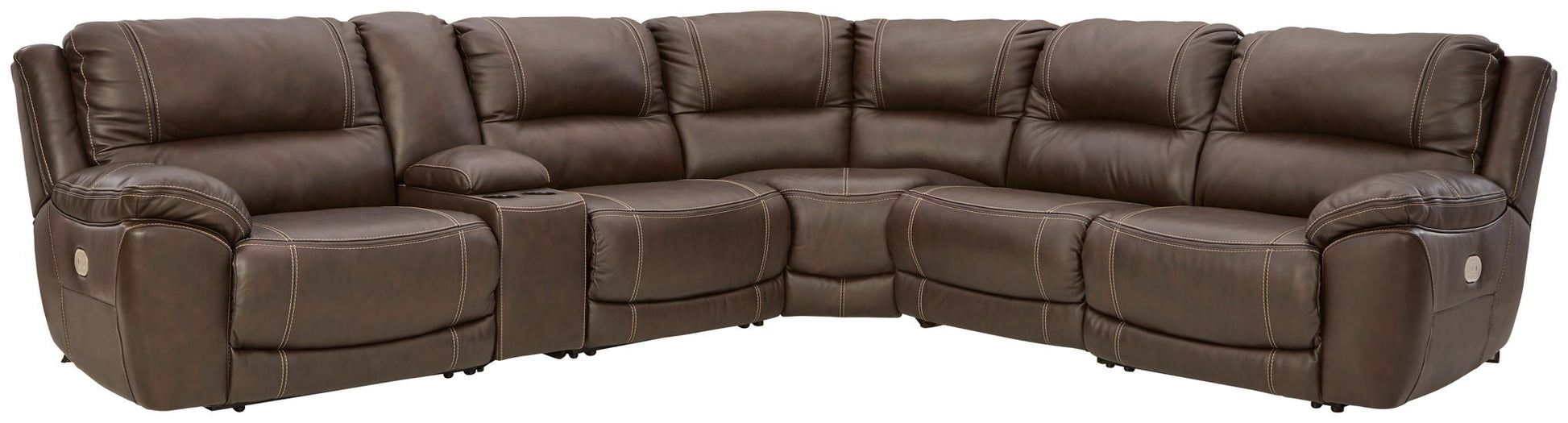 Dunleith - Power Reclining Sectional - Hornell Furniture Outlet