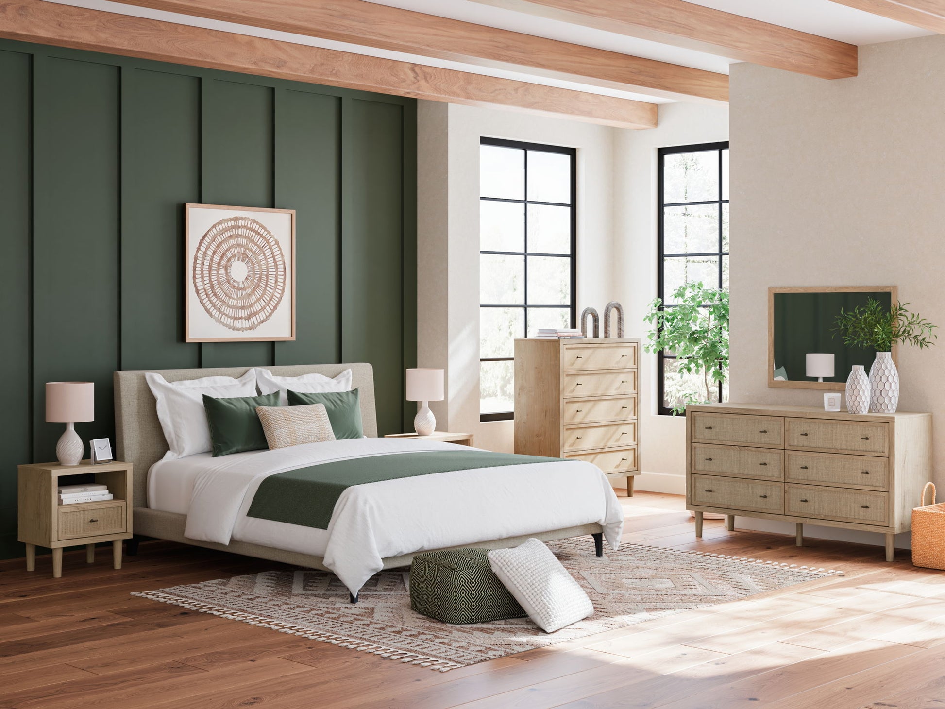 Cielden - Two - Tone - Six Drawer Dresser - Hornell Furniture Outlet