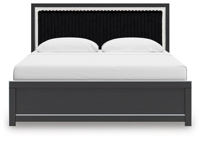 Zuraleus - Upholstered Panel Bed - Hornell Furniture Outlet