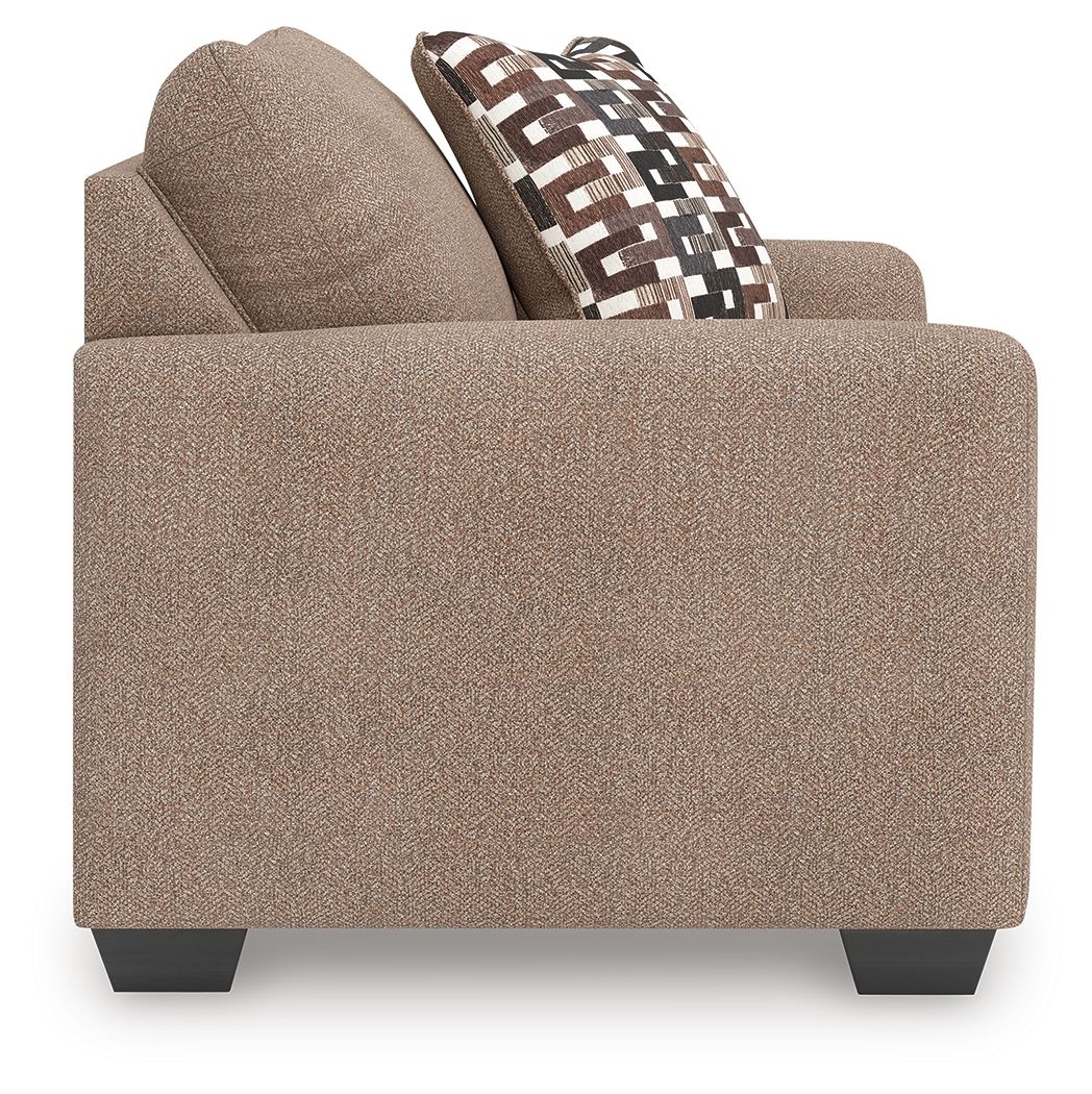 Triston - Peaks - Suede - Chair And A Half - Hornell Furniture Outlet