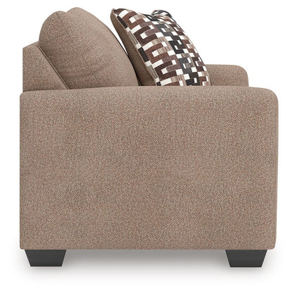 Triston - Peaks - Suede - Chair And A Half - Hornell Furniture Outlet
