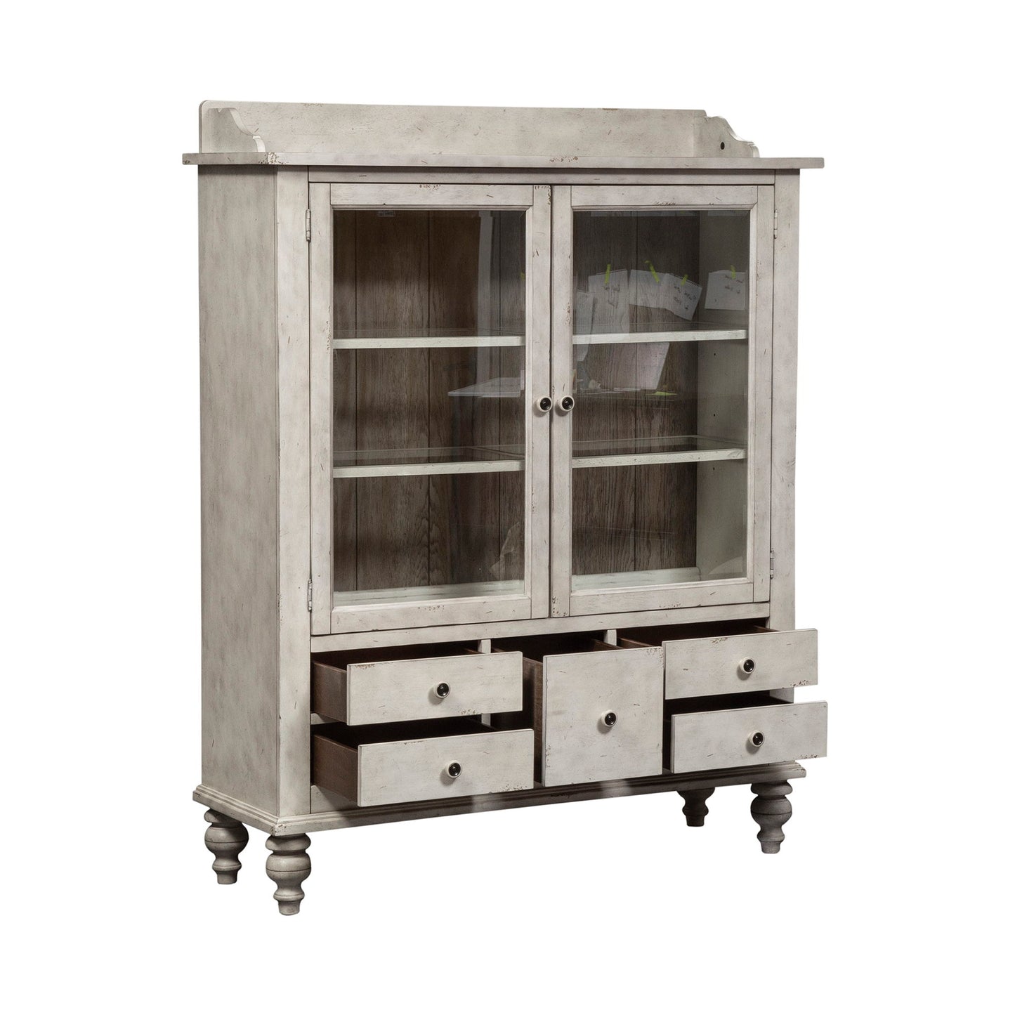 Whitney - Display Cabinet - White - Hornell Furniture Outlet