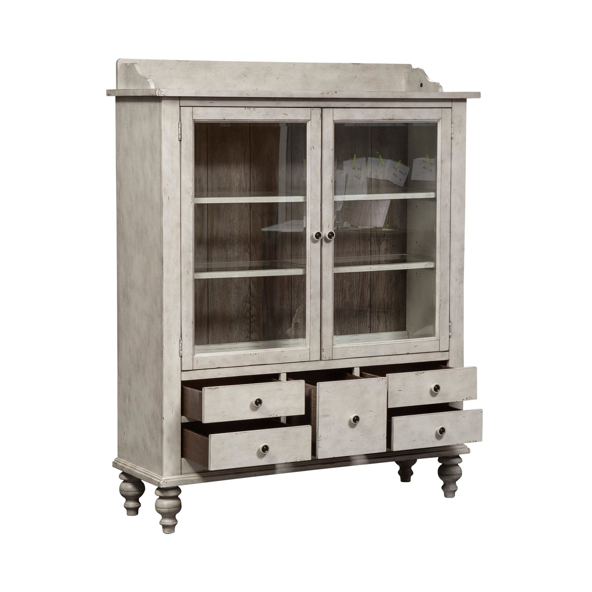 Whitney - Display Cabinet - White - Hornell Furniture Outlet