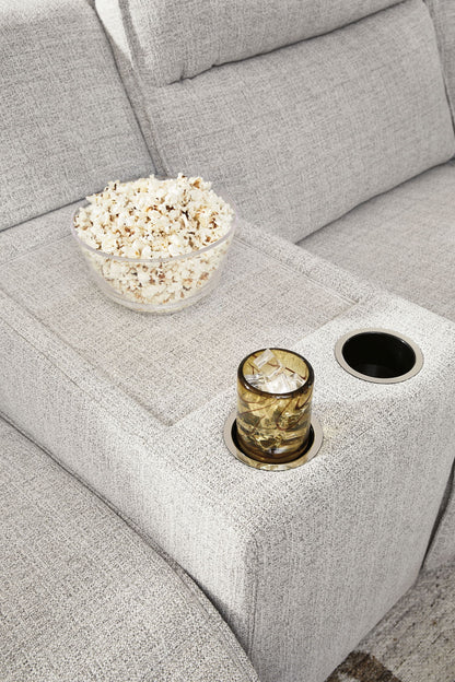 Modmax II - Reclining Sectional - Stone - Hornell Furniture Outlet