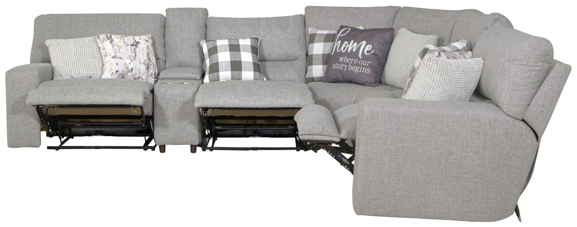 Rockport - Reclining Sectional - Hornell Furniture Outlet