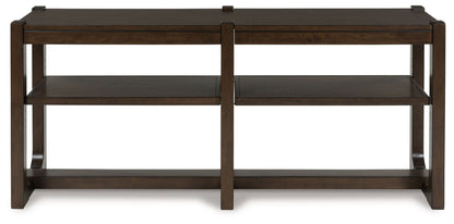 Breckington - Dark Brown - Sofa Table - Hornell Furniture Outlet