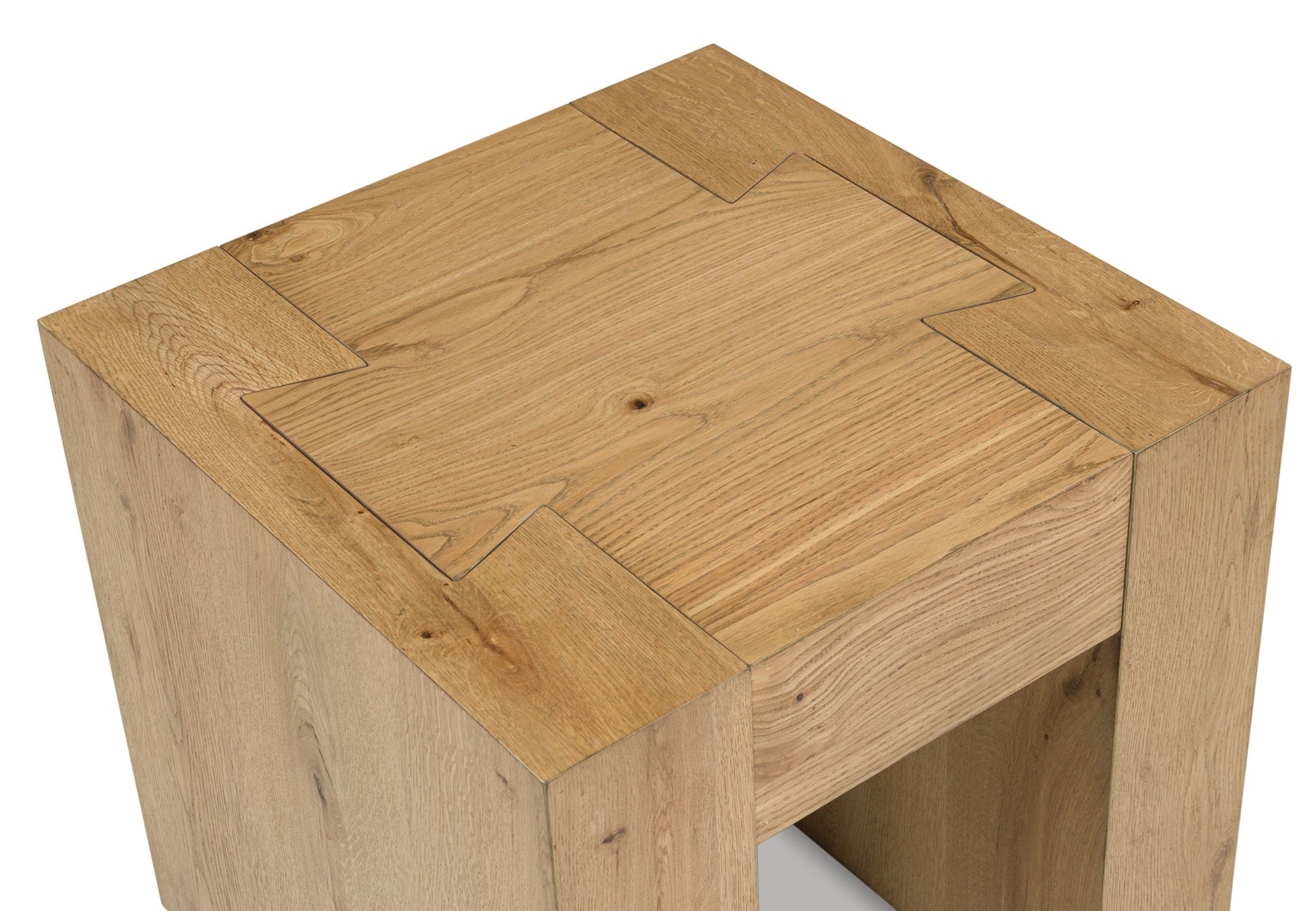 Bracken - Light Brown - Square End Table - Hornell Furniture Outlet