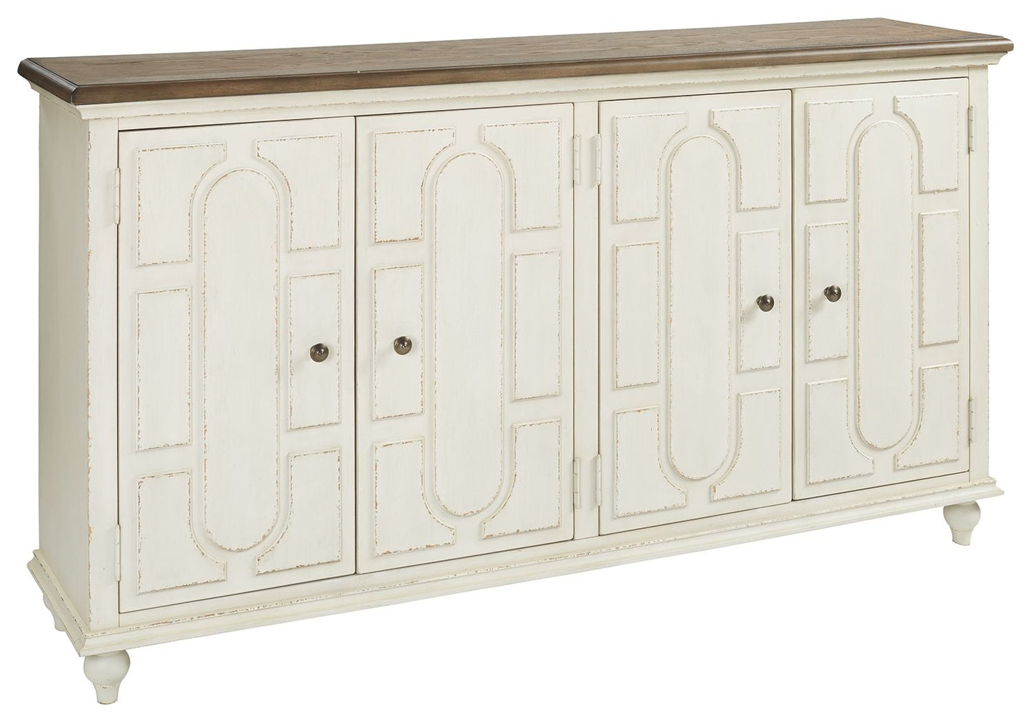Roranville - Antique White - Accent Cabinet - Hornell Furniture Outlet