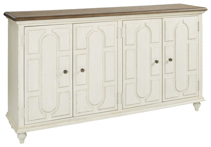 Roranville - Antique White - Accent Cabinet - Hornell Furniture Outlet