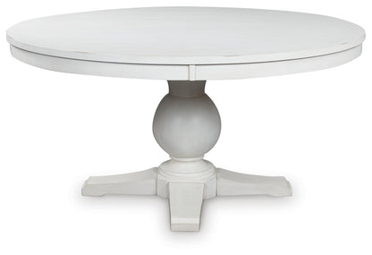 Greddinton - White - Dining Table - Hornell Furniture Outlet
