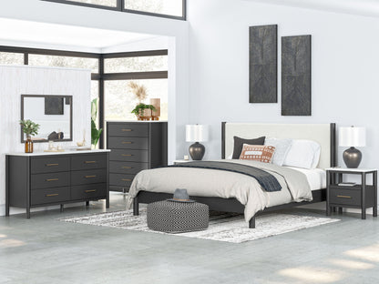 Cadmori - Upholstered Panel Bed - Hornell Furniture Outlet