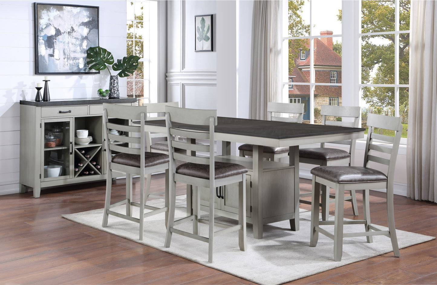 Hyland - Counter Height Chair (Set of 2) - Hornell Furniture Outlet