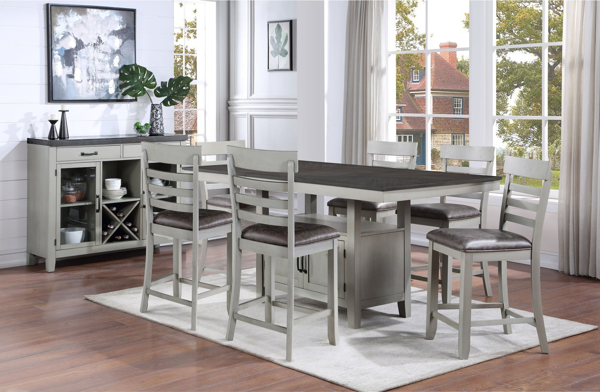 Hyland - Counter Height Chair (Set of 2) - Hornell Furniture Outlet