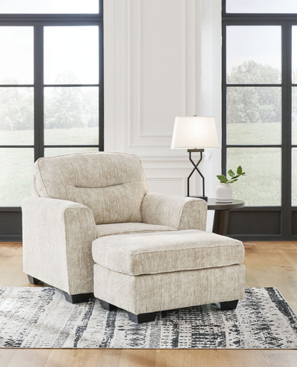 Lonoke - Chair And A Half, Ottoman - Hornell Furniture Outlet