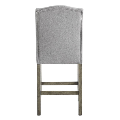 Grayson - Counter Chair - Gray / Light Brown - Hornell Furniture Outlet