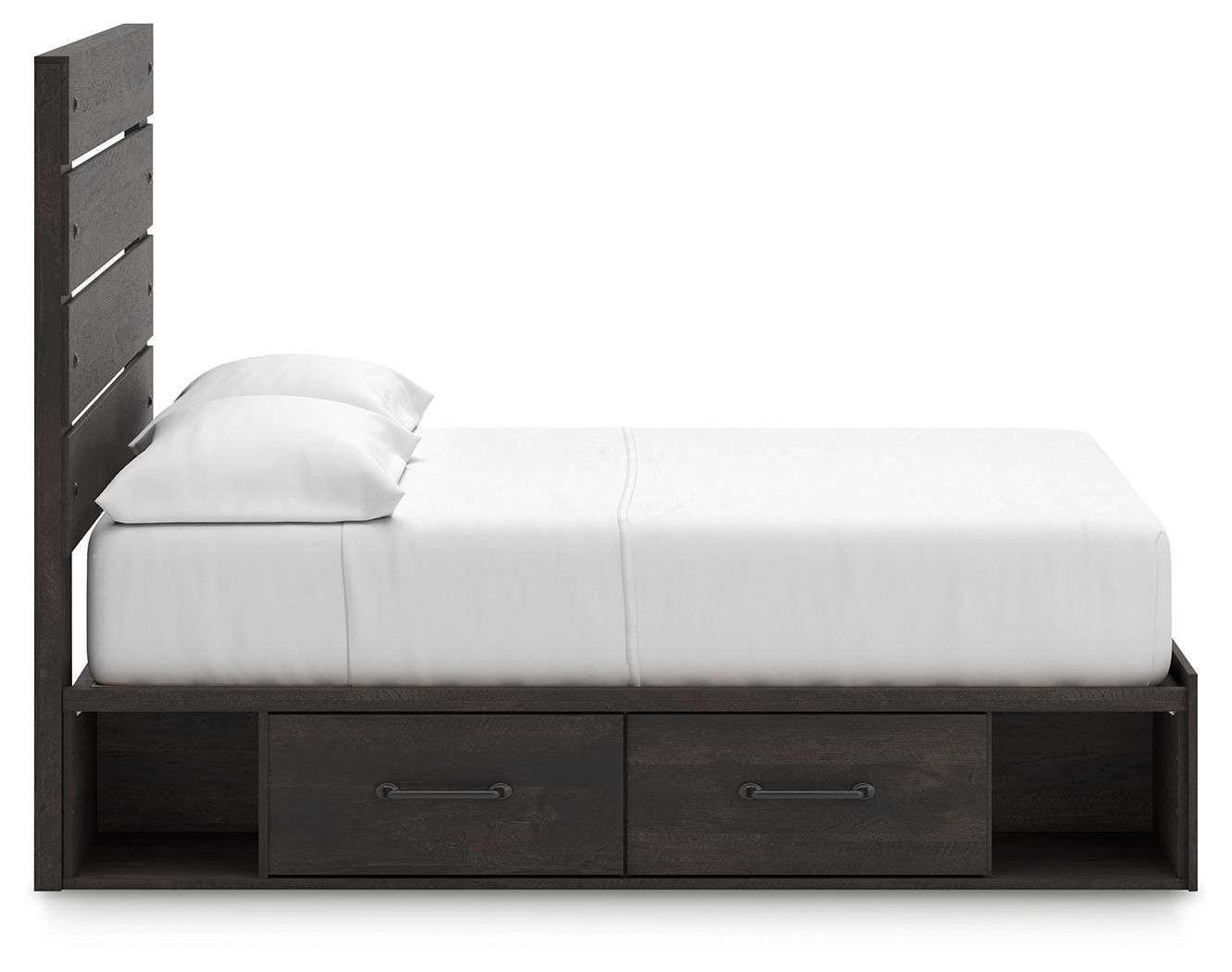 Hollivern - Panel Bed With Storage - Hornell Furniture Outlet