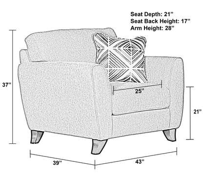 Alyssa - Chair - Hornell Furniture Outlet