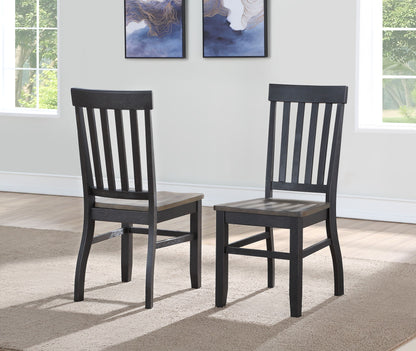 Raven - Noir Side Chair (Set of 2) - Dark Brown - Hornell Furniture Outlet