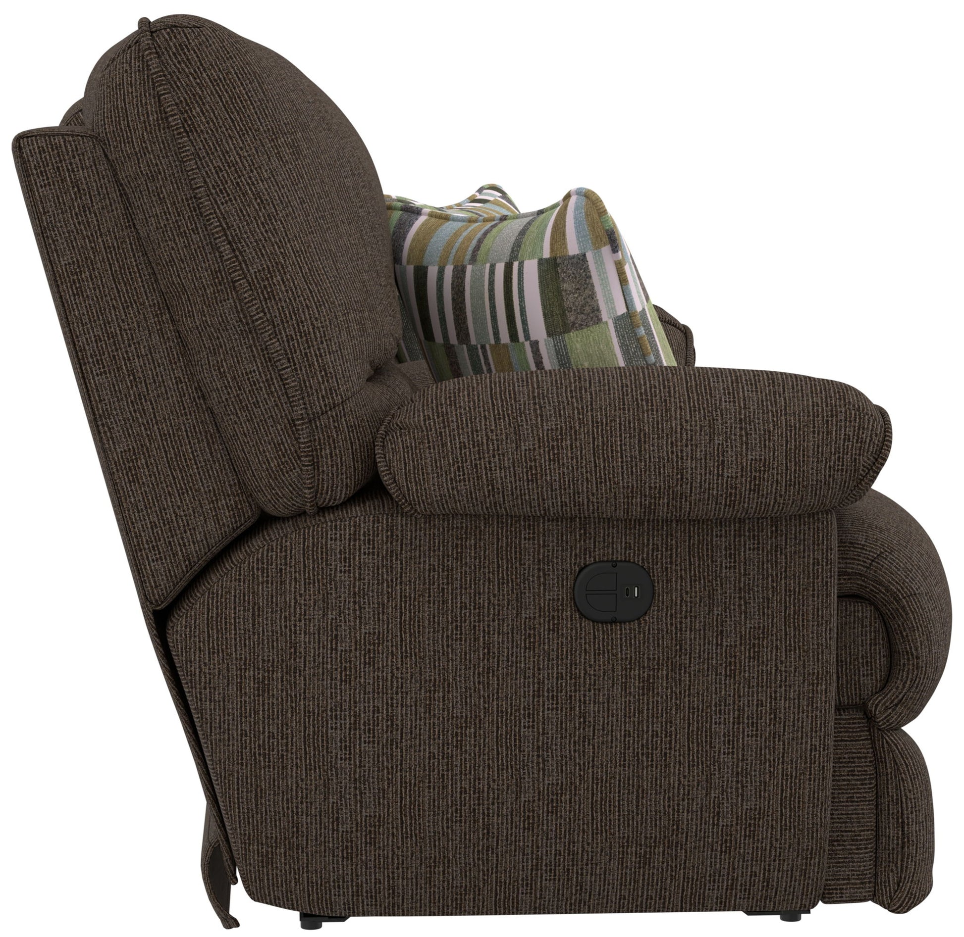 Lenny - Power Lay Flat Reclining Console Loveseat - Hornell Furniture Outlet