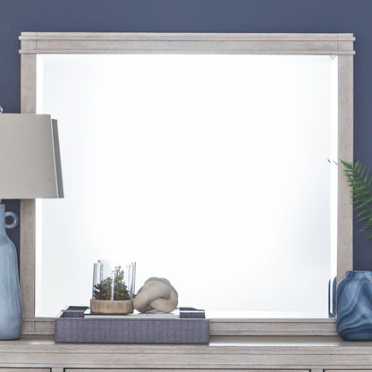 New Haven - Dresser & Mirror - White - Hornell Furniture Outlet