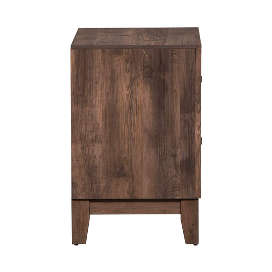 Ridgecrest - 2 Drawer Nightstand - Light Brown - Hornell Furniture Outlet