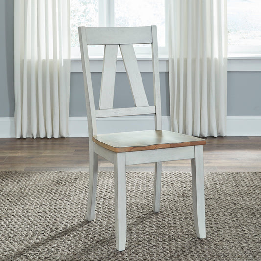 Lindsey Farm - Splat Back Side Chair (RTA) - Hornell Furniture Outlet