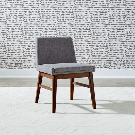Space Savers - Upholstered Side Chair (RTA) - Brown - Hornell Furniture Outlet