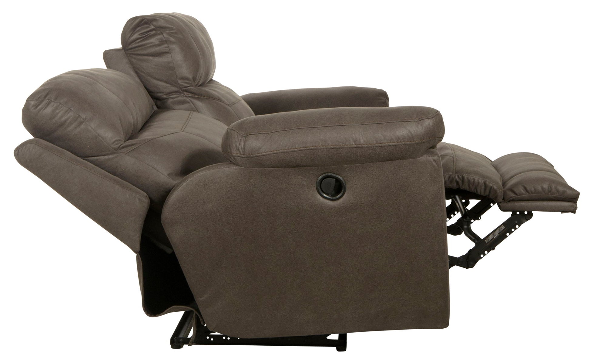 Atlas - Reclining Sofa - Charcoal - Hornell Furniture Outlet