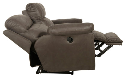 Atlas - Reclining Sofa - Charcoal - Hornell Furniture Outlet