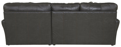 Denali - Italian Leather Match Sectional - Hornell Furniture Outlet