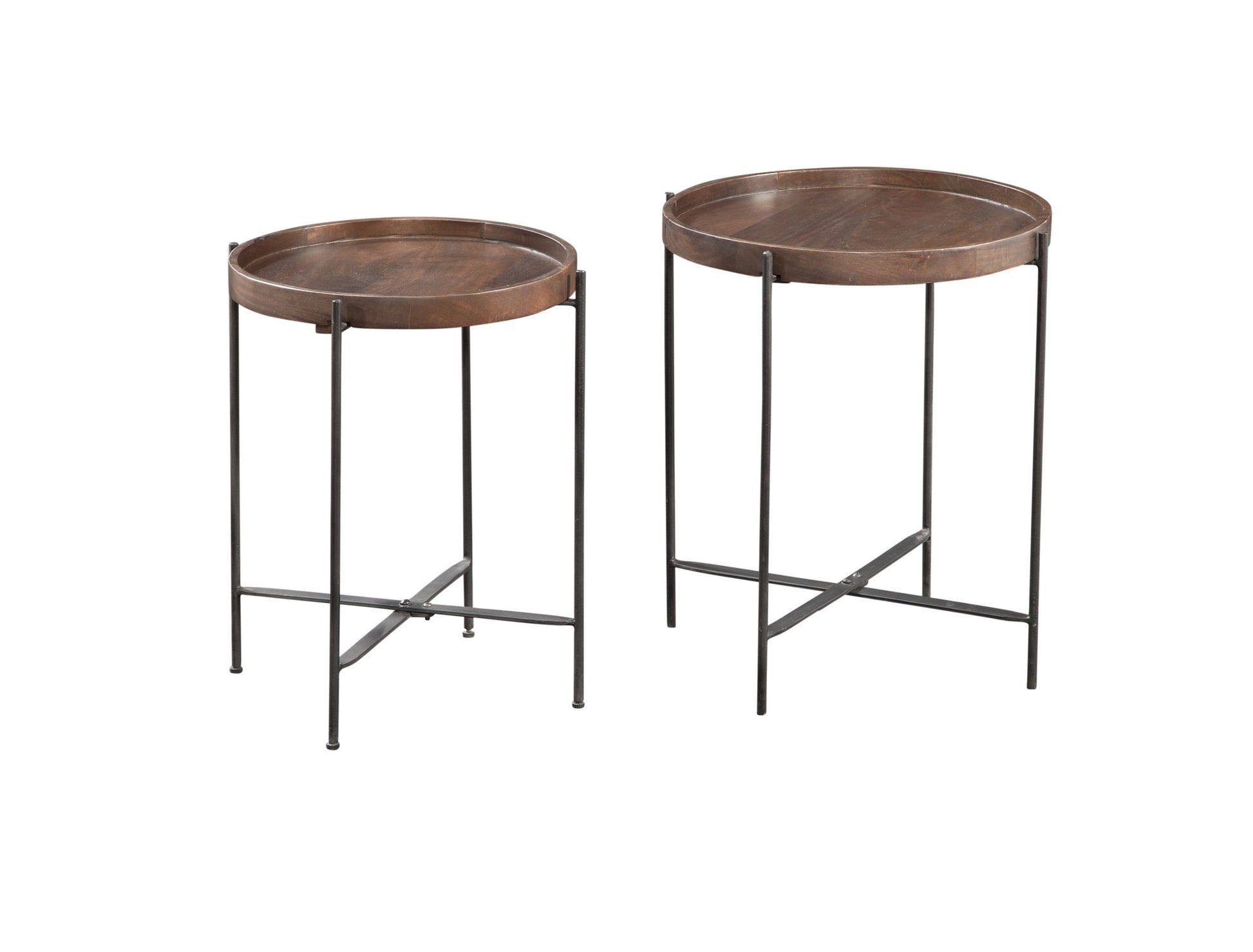 Capri - Nesting Tables - Dark Brown - Hornell Furniture Outlet