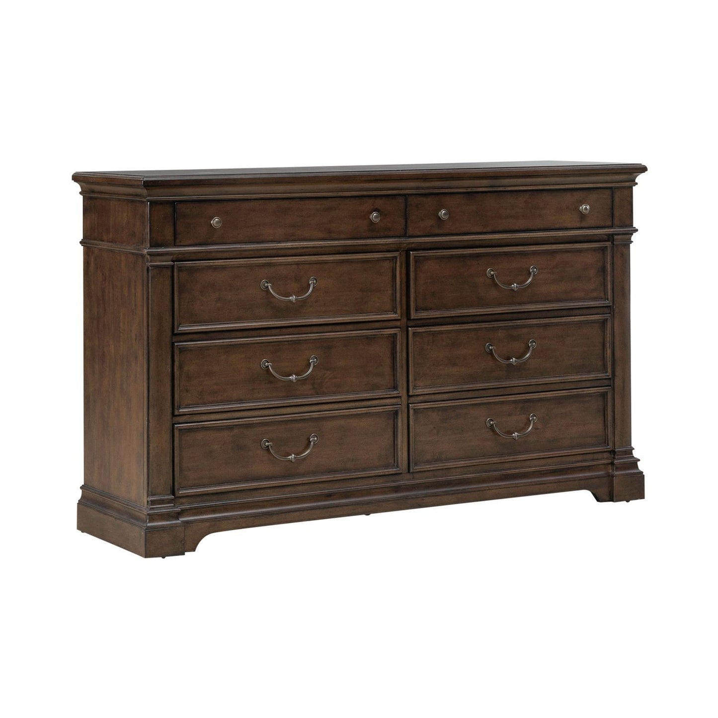 Arden Road - 8 Drawer Dresser - Satin Cherry - Hornell Furniture Outlet