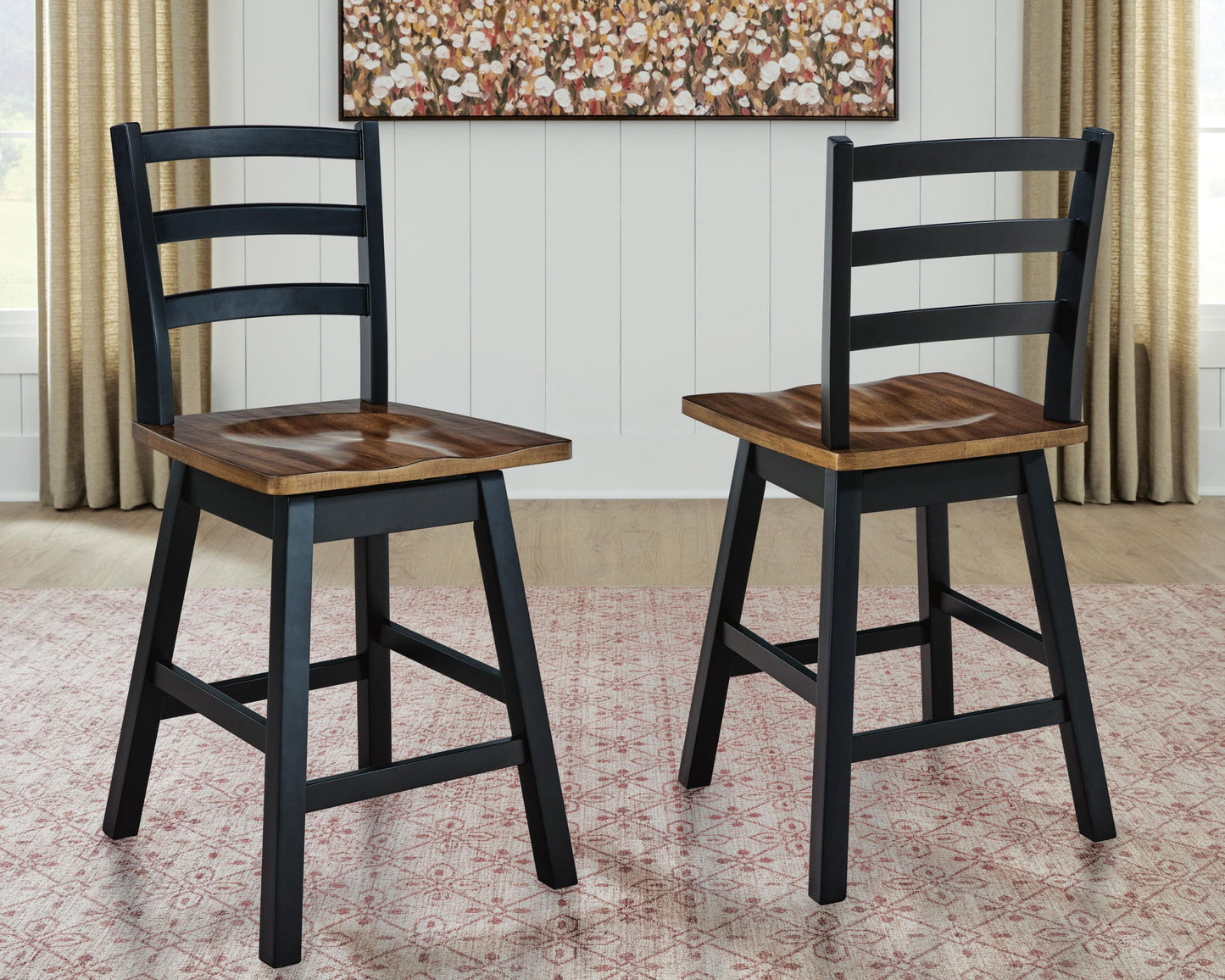 Wildenauer - Swivel Stool (Set of 2) - Hornell Furniture Outlet