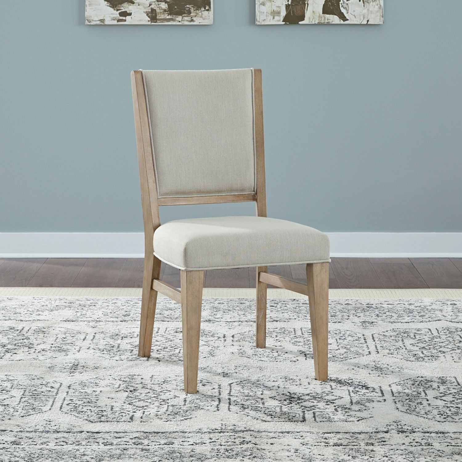 Brentwood - Upholstered Side Chair (RTA) - Brown - Hornell Furniture Outlet
