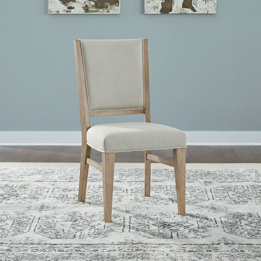 Brentwood - Upholstered Side Chair (RTA) - Brown - Hornell Furniture Outlet