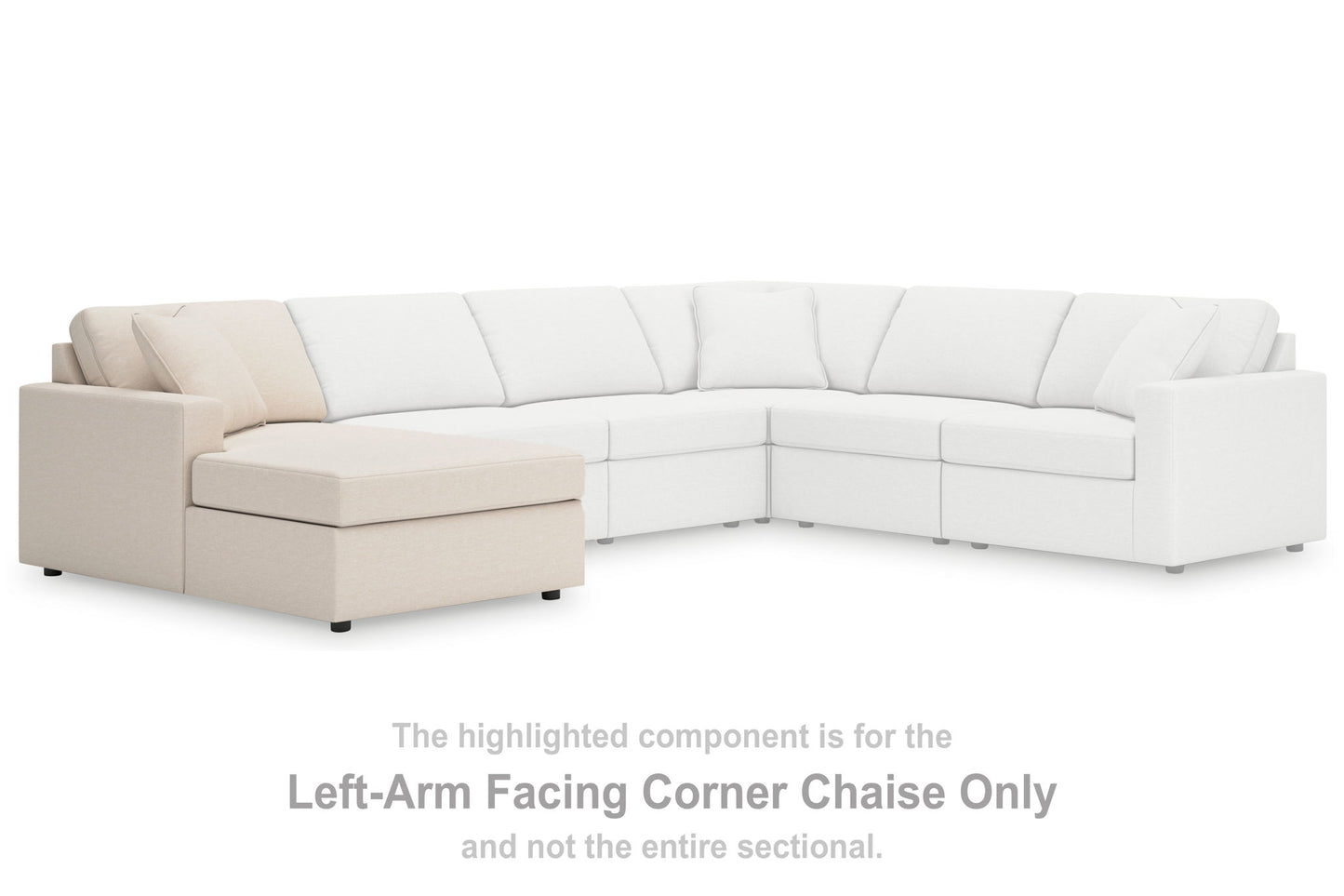 Modmax - Oyster - Sectional - Hornell Furniture Outlet