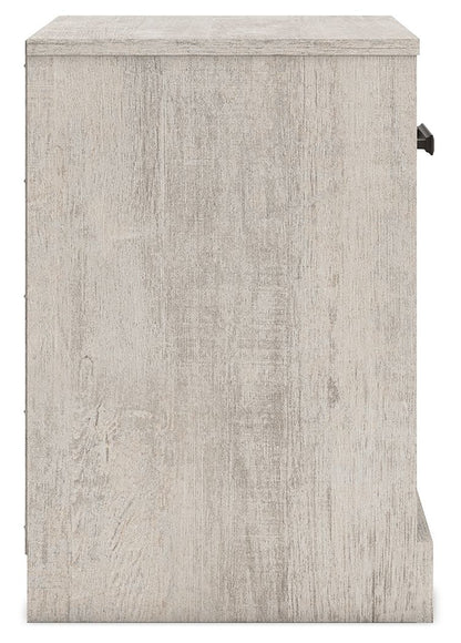 Shawburn - Gray - One Drawer Night Stand - Hornell Furniture Outlet
