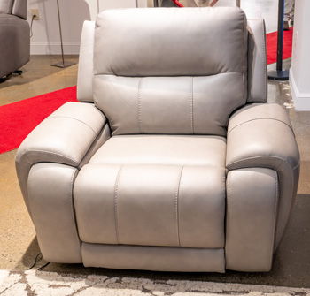 Real Moments - Power Recliner With Audio Seating - Ash - Hornell Furniture Outlet
